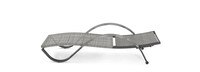 Cannes™ Set of 2 Sunbrella® Outdoor Chaise Lounges with Cushions - Charcoal Gray